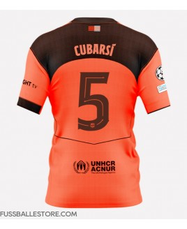 Günstige Barcelona Pau Cubarsi #5 3rd trikot 2025-26 Kurzarm